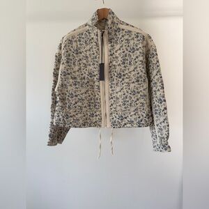 BlankNYC Cropped Cotton Jacket Size M